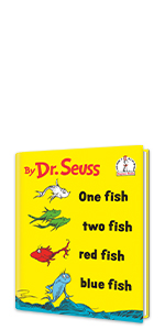 ONE FISH TWO FISH RED FISH BLUE FISH by Dr. Seuss poetry baby shower gift classic children&#39;s books