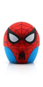 marvel, spiderman, bluetooth, speaker, bitty boomer