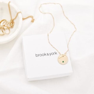 Brook &amp; York Grace Birthstone Toggle Necklace