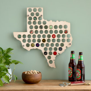 UncommonGoods Beer Cap States Display Board