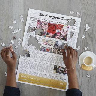 UncommonGoods New York Times Custom Front Page Puzzle