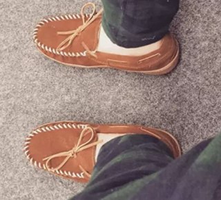 Minnetonka Pile-Lined Hardsole Slippers