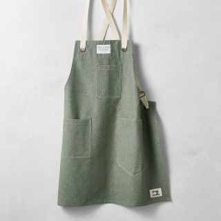 williams sonoma Crossback Chambray Apron