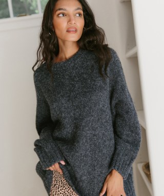 Jenni Kayne Alpaca Cocoon Crewneck