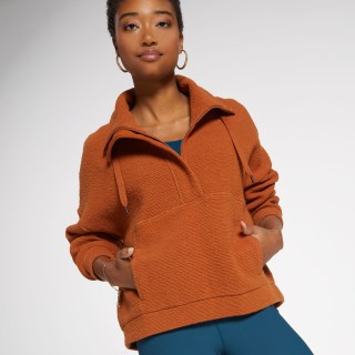 Calia Cloud Zip Placket Sweatshirt