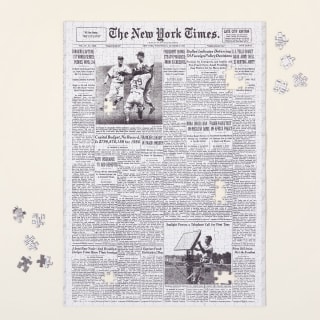 New York Times Custom Front Page Puzzle