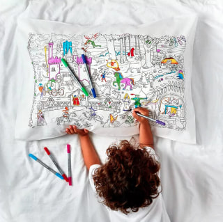 Color Your Own Fairytale Storybook Pillowcase