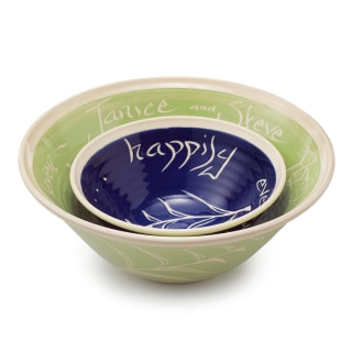 Personalized Wedding Bowls