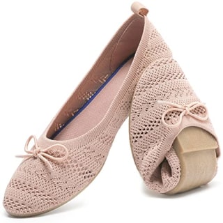 Heawish Crochet Ballet Flats