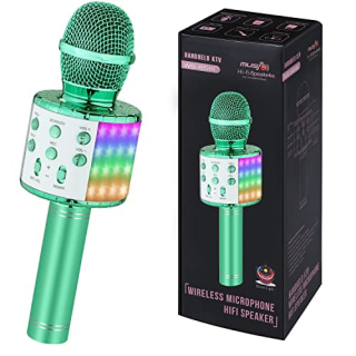 8 Year Old Girl Birthday Gift,Karaoke Microphone for Kids,Toys for 3 4 5 Year Old Girls,Gifts for 6 7 8 9 10 Year Old Girl Gift Ideas,Birthday Gifts for Teen Girls,Girls Toys 8-10 Years Old