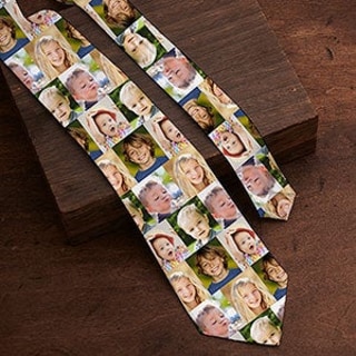 Favorite Faces Personalized Photo Collage Tie