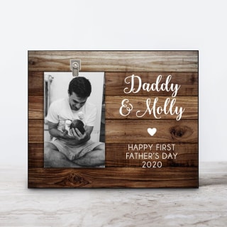 Happy First Father&#039;s Day Frame