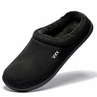 NewDenBer Memory Foam Suede House Slippers