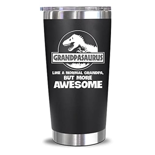 Grandpa Gifts - Fathers Day Giftss, Birthday Gifts For Grandpa - Best Grandpa Gifts For Grandfather, New Grandpa, Promoted To Grandpa, Grandparents From Grandchildren Granddaughter - 20Oz Tumbler