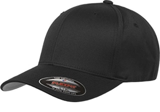 Flexfit Men&#039;s Athletic Baseball Fitted Cap, Black, S/M