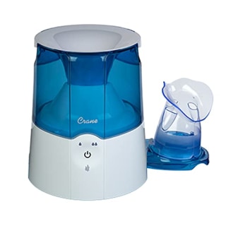 Crane 2-in - Personal Steam Inhaler &amp; Warm Mist Humidifier