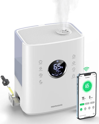 Homvana Warm and Cool Mist Ultrasonic Humidifier