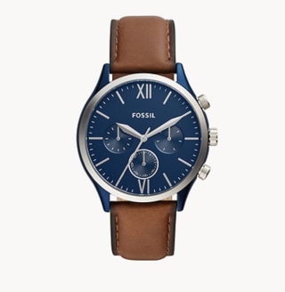 Fenmore Multifunction Luggage Leather Watch