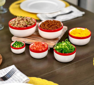 Nesting Ceramic Measuring Bowls