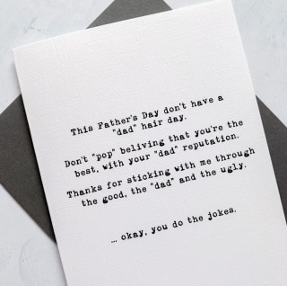 Dad Jokes Father's Day Card