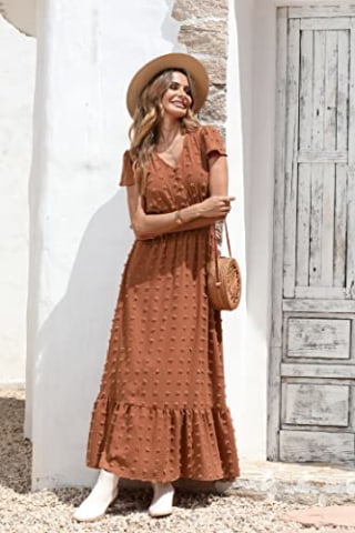 PrettyGarden Boho Maxi Dress