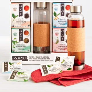 Organic Numi Tea Infuser Bottle Gift Set