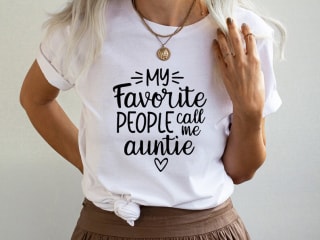 My Favorite People Call Me Auntie Shirt