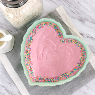 Heart Shaped Stoneware Cake Pan