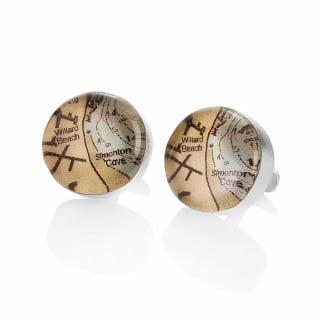 Custom Map Cufflinks