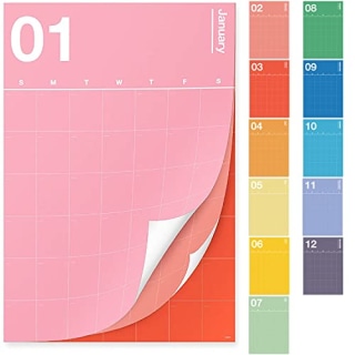 Undated Monthly Vertical Wall Calendar