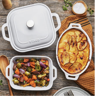 4-Piece Ceramic Baking Dish Set