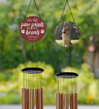 Personalized Memorial Photo Wind Chimes