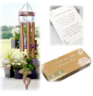 Angel Wings Memorial Wind Chime