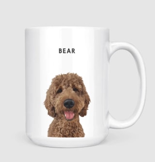 West & Willow Custom Pet Portrait Mug