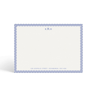 Wave Border Notecard Set