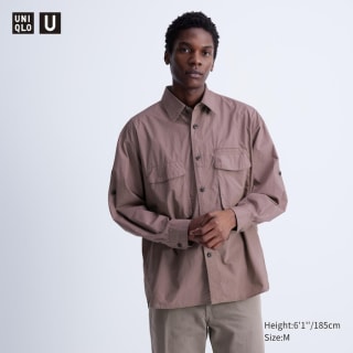 Utility Oversized Long-Sleeve Shirt