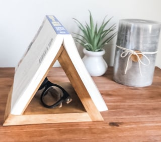 Nightstand book holder