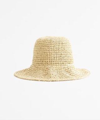 Straw Bucket Hat