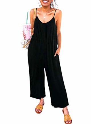 Sleeveless Wide Leg Jumpsuit