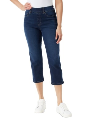 Pull-On Capri Jeans