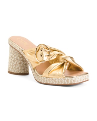 Espadrille Heeled Sandals