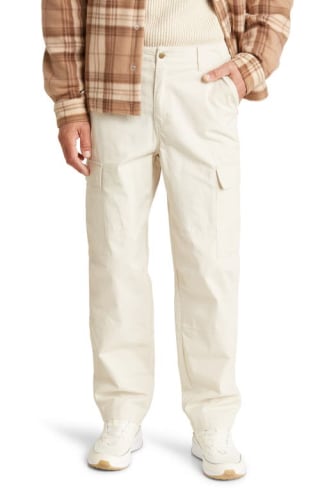 Cream Cargo Pants 