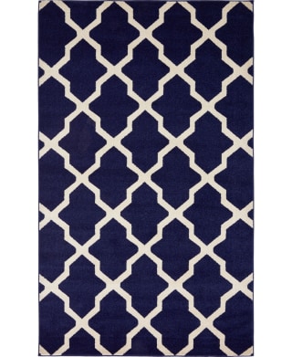 Navy Blue 5' x 8' Area Rug