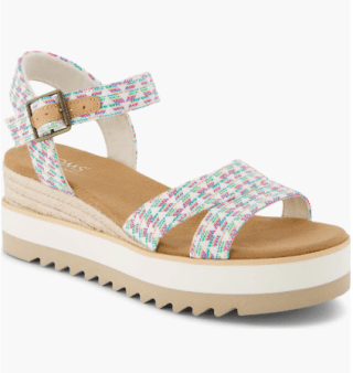 Toms Louisa Platform Wedge Sandal