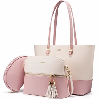 Shoulder Tote 3pcs Purse Set