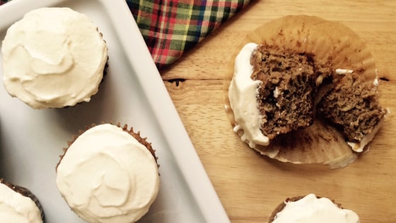 Parsnip Cupcakes with Cream Cheese Frosting recipe