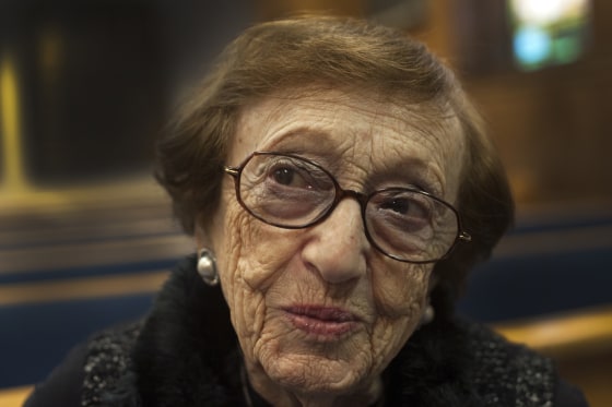 Image: Holocaust survivor Sonya Klein