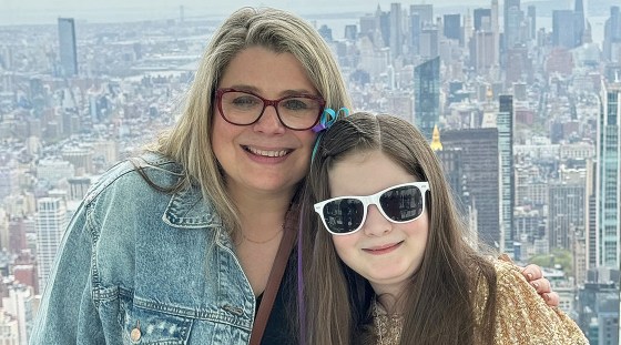 Lauren Brown West-Rosenthal and her daughter.