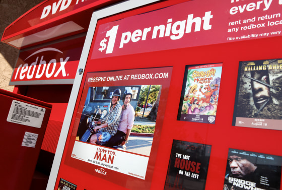 A RedBox video rental kiosk  in San Rafael, Calif. on Aug. 14, 2009. 