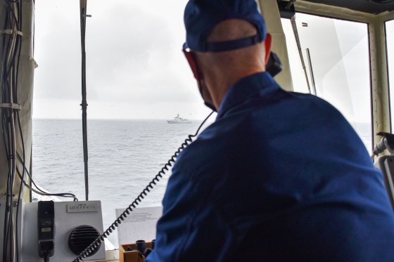 Coast Guard crews remain vigilant during operations in the Arctic region